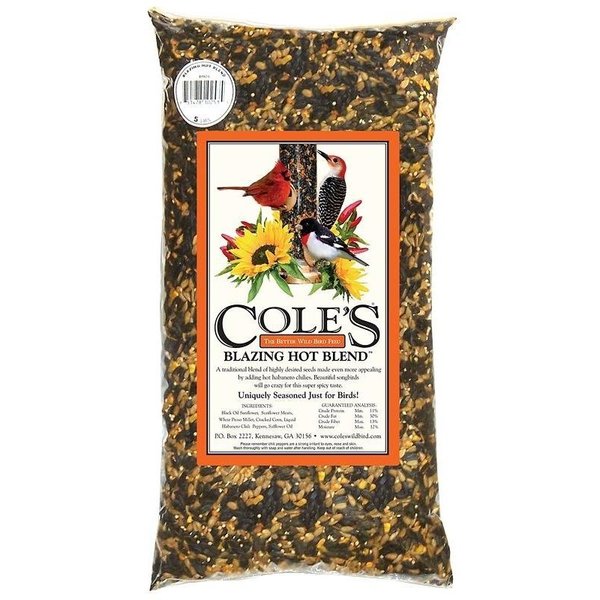 Coles Blazing Hot Blend Blended Bird Seed, 5 lb Bag BH05